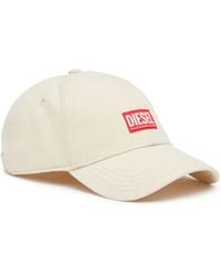 DIESEL - Cappello da baseball con patch logo - Lyst