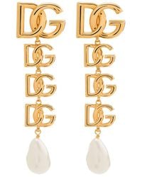 Dolce & Gabbana - Logo -oorbellen - Lyst
