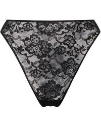 Oséree - Floral-Lace High Waisted Briefs - Lyst