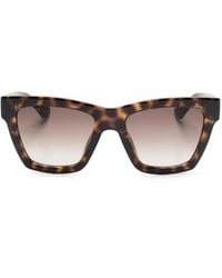 Gucci - Square-Frame Tortoiseshell Sunglasses - Lyst