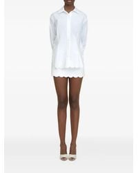 Contessa Mills - Doll Scalloped Bow-Detail Mini Skirt - Lyst