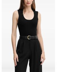 Twinset - Geribbelde Tanktop - Lyst