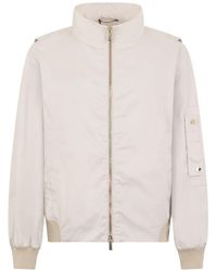 Moorer - Chaqueta Bómber Con Cuello Alto - Lyst