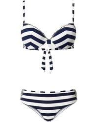 Twinset - Striped Push-Up Bikini Set - Lyst