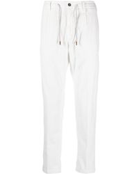 Eleventy - Pantaloni a coste con coulisse - Lyst