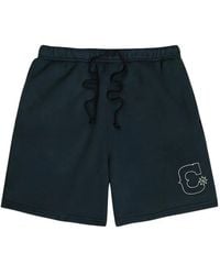 CHERRY LA - Logo-embroidered Drawstring Shorts - Lyst