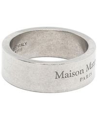 Maison Margiela - Ring Mit Logo-Gravur - Lyst