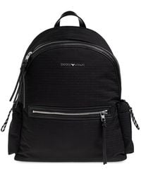 Emporio Armani - Mochila Con Placa Del Logo - Lyst