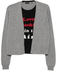 Love Moschino - Logo-Embellishment Sweater - Lyst