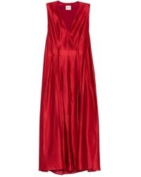 KHAITE - Syd V-Neck Dress - Lyst