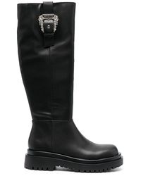 Knee High Buckle Boots for Women - Up 