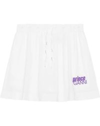 Ganni - X Prince Active Mesh Mini Skirt - Lyst
