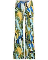 Christopher Esber - Ausgestellte Hose mit Blumen-Print - Lyst