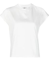 Agolde - Crew Neck Short-Sleeve T-Shirt - Lyst