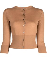 N.Peal Cashmere - クロップド カシミアカーディガン - Lyst