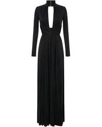 Elisabetta Franchi - Drapiertes Carpet Kleid - Lyst