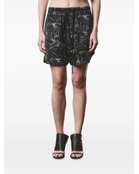 Thom Krom - Marble Print Shorts - Lyst