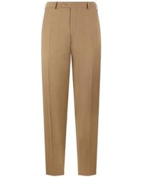 Brooks Brothers - Pressed-Crease Virgin-Wool Tailored Trousers - Lyst