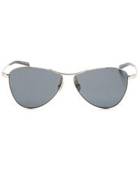 Saint Laurent - Geometric-Frame Sunglasses - Lyst