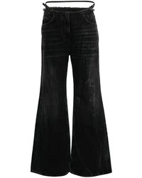 Givenchy - Voyou Low Waist Flared Jeans - Lyst
