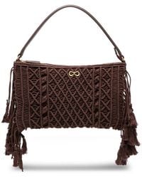 Twinset - Crochet Bag With Fringes - Lyst