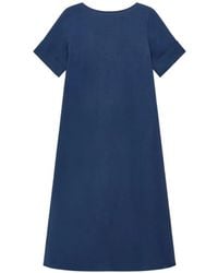 Maliparmi - Vestido Midi Timeless Con Cuello Barco - Lyst