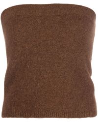 Vince - Strapless Knit Top - Lyst