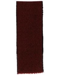 Faliero Sarti - Resky Herringbone-Pattern Frayed-Edge Scarf - Lyst