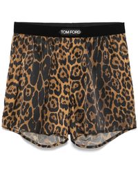 Tom Ford - Shorts Mit Leoparden-Print - Lyst