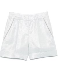 Peserico - Metallic-Effect Shorts - Lyst
