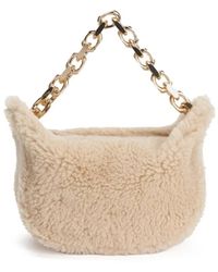 Fabiana Filippi - Small Shearling Eyelet Bag - Lyst