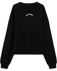 Palm Angels - Curved-Logo Sweatshirt - Lyst