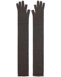 Rick Owens - Fine-Knit Long Gloves - Lyst