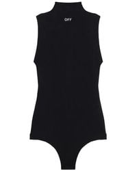 Off-White c/o Virgil Abloh - Stamp Rib Bodysuit - Lyst