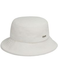 Zegna - Logo-embellished Cotton-silk Bucket Hat - Lyst