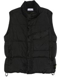 Stone Island - Bodywarmer Met Vlakken - Lyst