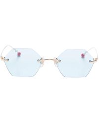 Megane and Me - Geometric-Frame Sunglasses - Lyst