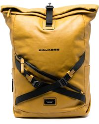 Piquadro - Debossed-Logo Detail Backpack - Lyst