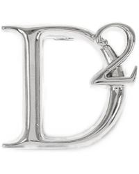 DSquared² - Monogram Logo Pin - Lyst