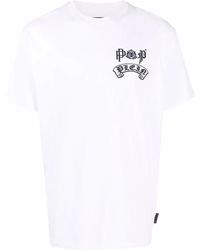 Philipp Plein - Gothic Plein Logo-Print Crew-Neck T-Shirt - Lyst