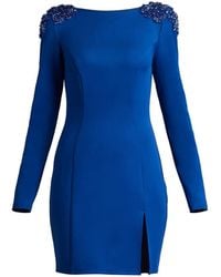 Tadashi Shoji - Boca Embellished Mini Dress - Lyst