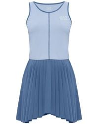 EA7 - Ensemble Robe-Short À Design Plissé (Deux Pièces) - Lyst
