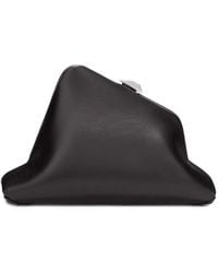 The Attico - Small Day Off Leather Clutch Bag - Lyst