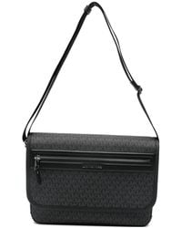 Michael Kors - Monogram-Pattern Laptop Bag - Lyst