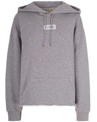 MM6 by Maison Margiela - Numbers-Patch Hoodie - Lyst