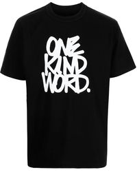 Sacai - Slogan-Print T-Shirt - Lyst
