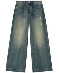 B+ AB - Vaqueros Anchos Con Efecto Envejecido - Lyst