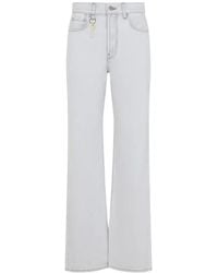 Carven - Key-Charm Straight-Leg Jeans - Lyst