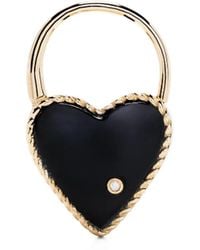 Yvonne Léon - Creole Cadenas Coeur Diamond Earring - Lyst