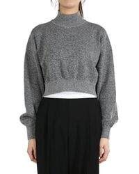 Alexander Wang - Long Sleeve Turtleneck Pullover - Lyst